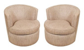 PAIR ROOM & BOARD UPHOLSTERED