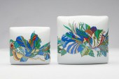 PAIR ROSENTHAL PILLOW VASES -