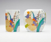 PAIR ROSENTHAL SUMMER FLOWER V