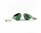 PAIR ROSEVILLE MATTE GREEN HAN