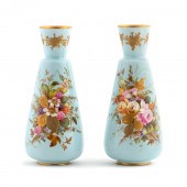 PAIR ROYAL CROWN DERBY PORCELA