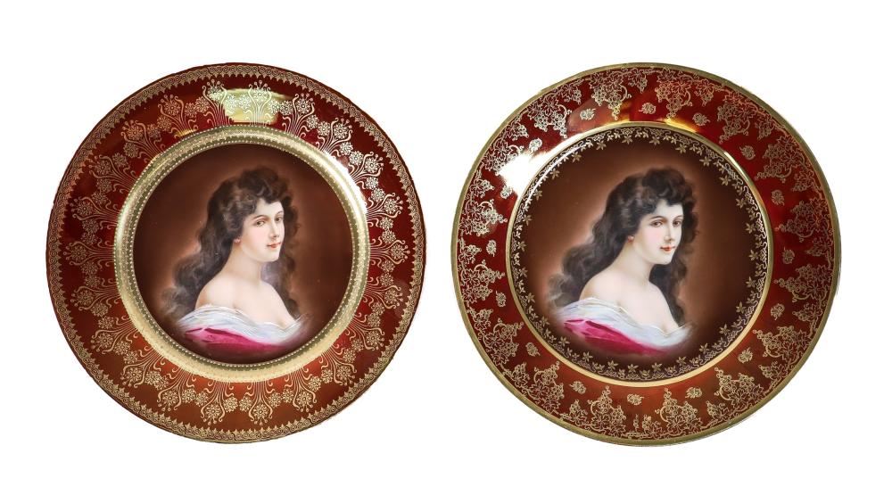 PAIR, ROYAL VIENNA STYLE