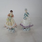 PAIR ROYAL WORCESTER PORCELAIN