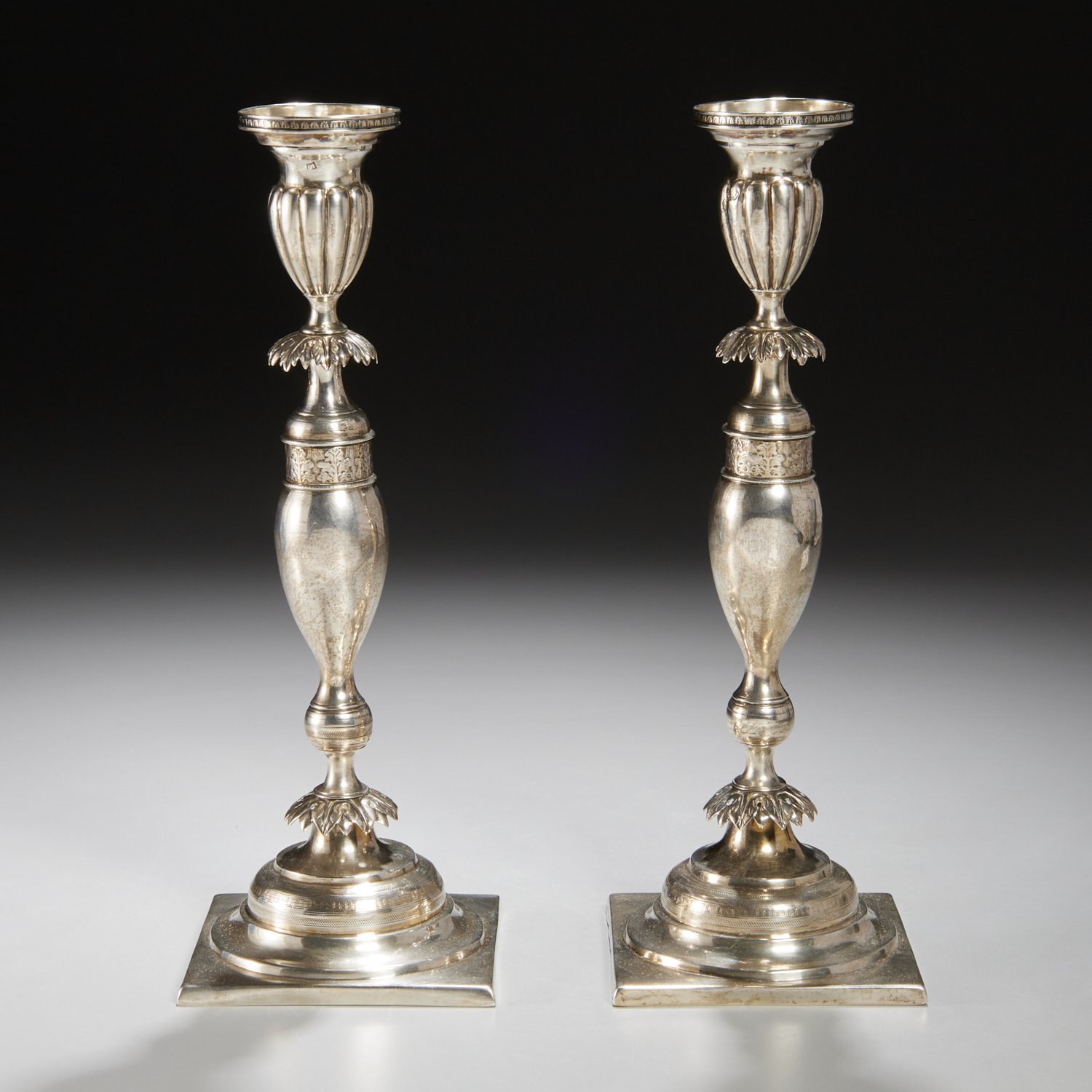 PAIR RUSSIAN SILVER JEWISH
