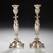 PAIR RUSSIAN SILVER JEWISH SAB
