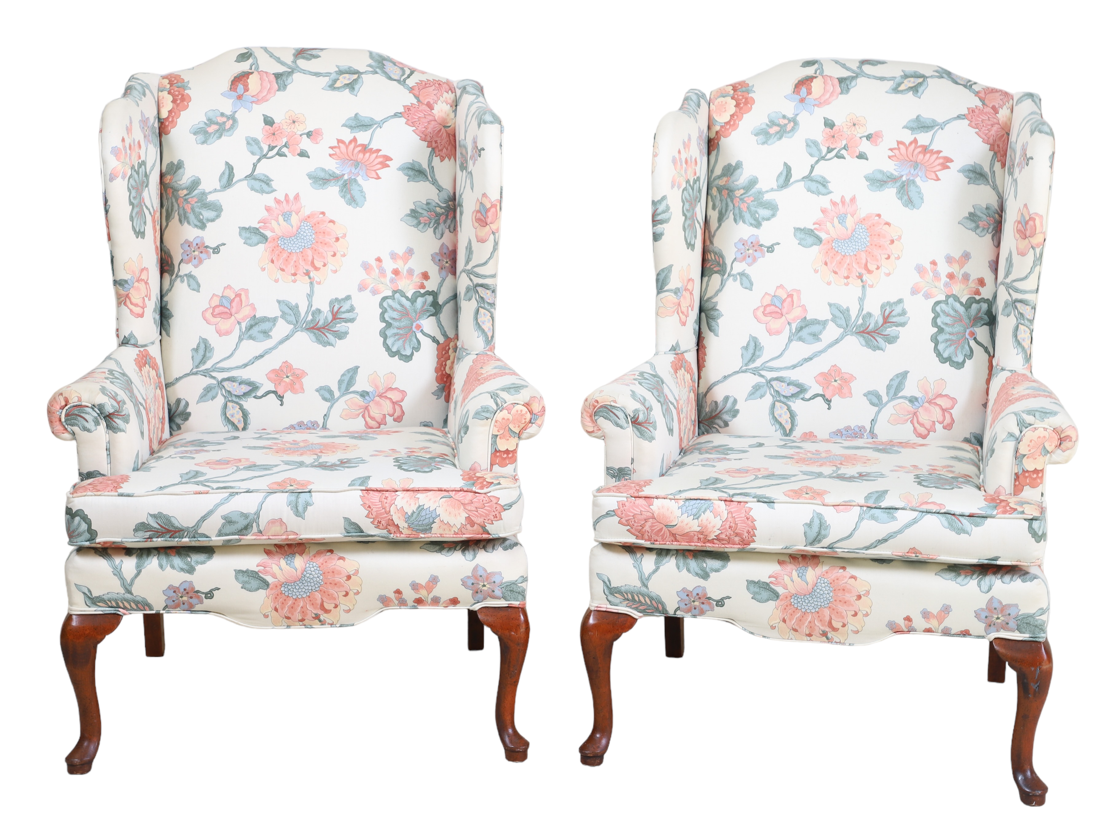 Pair Sam Moore Furniture Queen Anne
