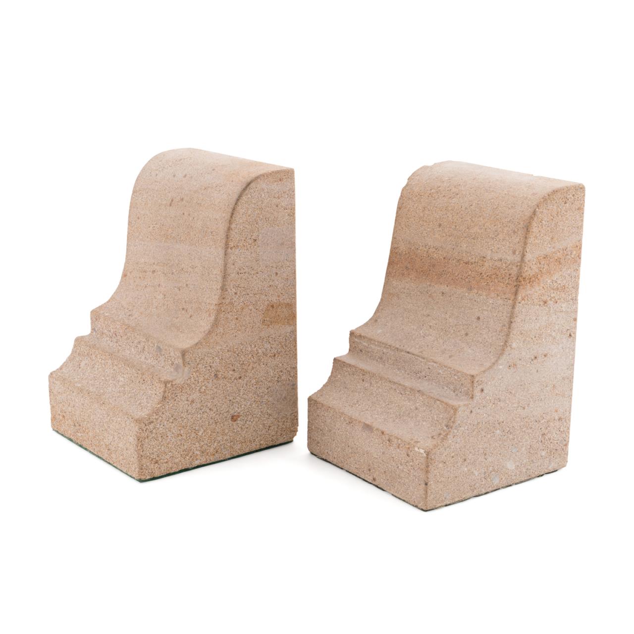 PAIR SANDSTONE ELEMENTS FROM THE U.