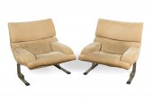 PAIR SAPORITI ONDA ARMCHAIRS,