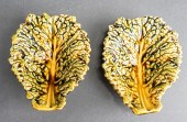PAIR SARREGUEMINES FRENCH MAJO