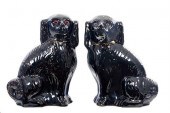 Pair seated Staffordshire Jack