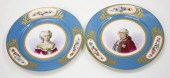 PAIR "SEVRES" PORCELAIN PORTRA