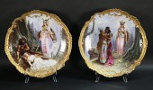 PAIR SEVRES STYLE PORCELAIN CH