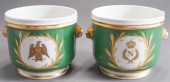 PAIR SEVRES TYPE NAPOLEONIC GR