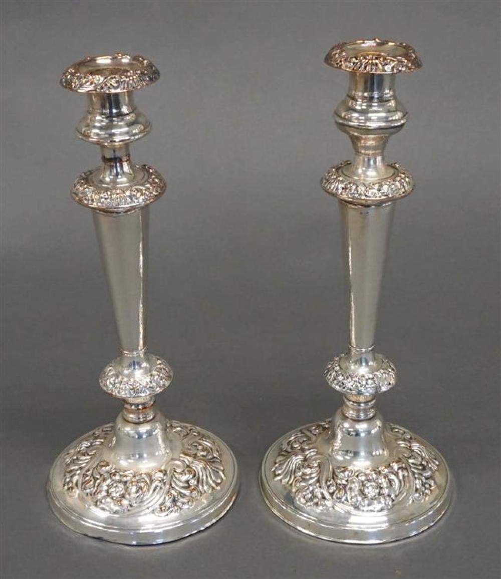 PAIR SHEFFIELD SILVER PLATE