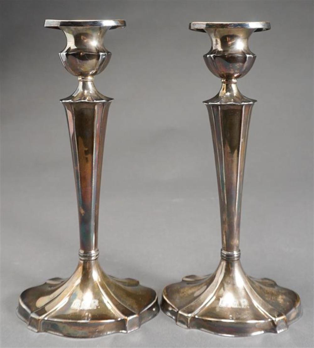 PAIR SHEFFIELD SILVER PLATE