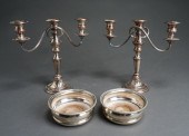 PAIR SHEFFIELD SILVER PLATE CO