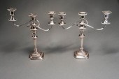 PAIR SHEFFIELD SILVERPLATED CO