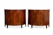 PAIR, SHERATON STYLE INLAID DE