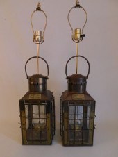 PAIR SHIP'S CHIEF LIGHTSPair o