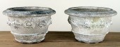 PAIR SIGNED GALLOWAY TERRACOTT