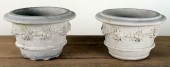 PAIR SIGNED GALLOWAY TERRACOTT