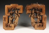 PAIR SMALL CHINESE CORBELS - C