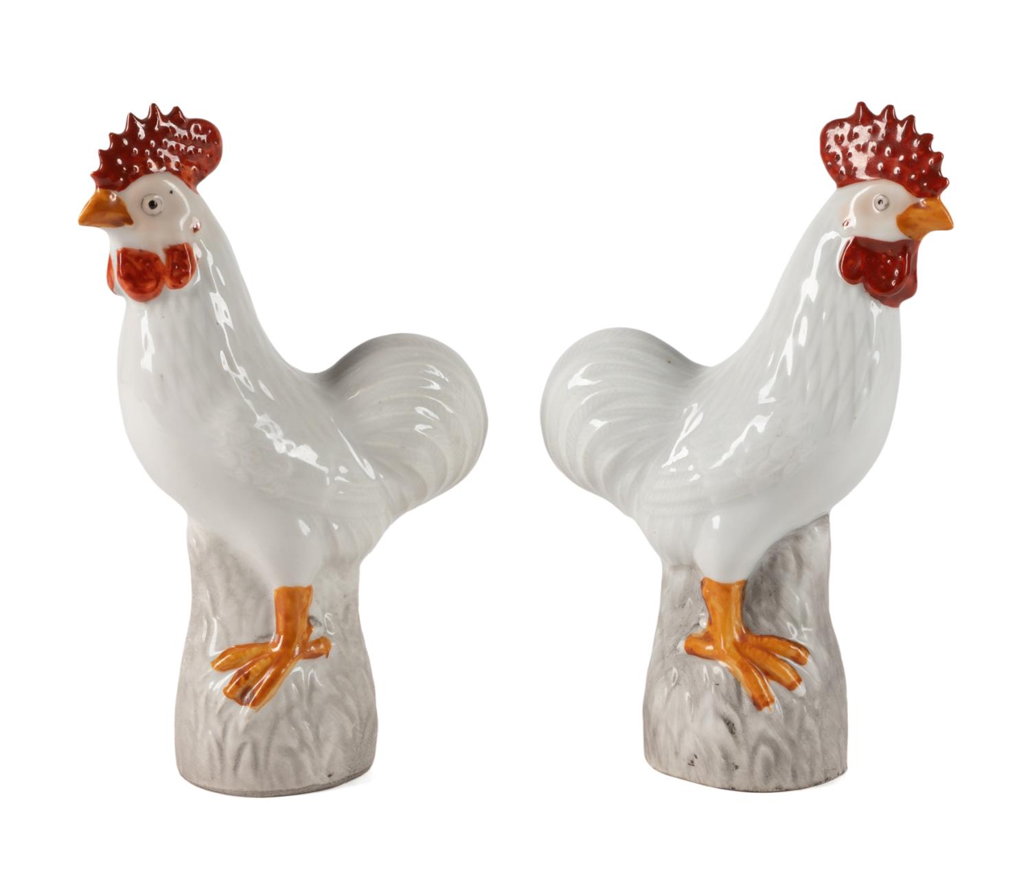 PAIR SMALL WHITE CHINESE EXPORT