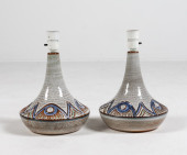 PAIR SOHOLM DANISH CERAMIC TAB