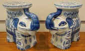 PAIR SOUTHEAST ASIAN BLUE AND