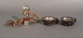 PAIR SOUTHEAST ASIAN METAL CLA