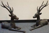 PAIR SOUTHEAST ASIAN PATINATED