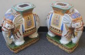 PAIR SOUTHEAST ASIAN POLYCHROM