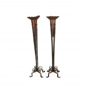 PAIR SPANISH REVIVAL STYLE HAM