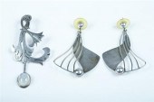PAIR SPRATLING STERLING SILVER