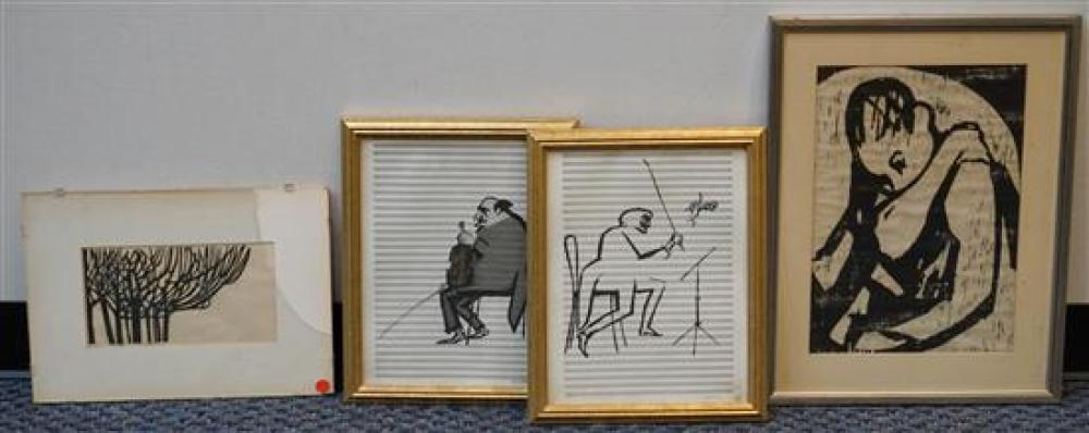 PAIR STEINBERG LITHOGRAPH OF