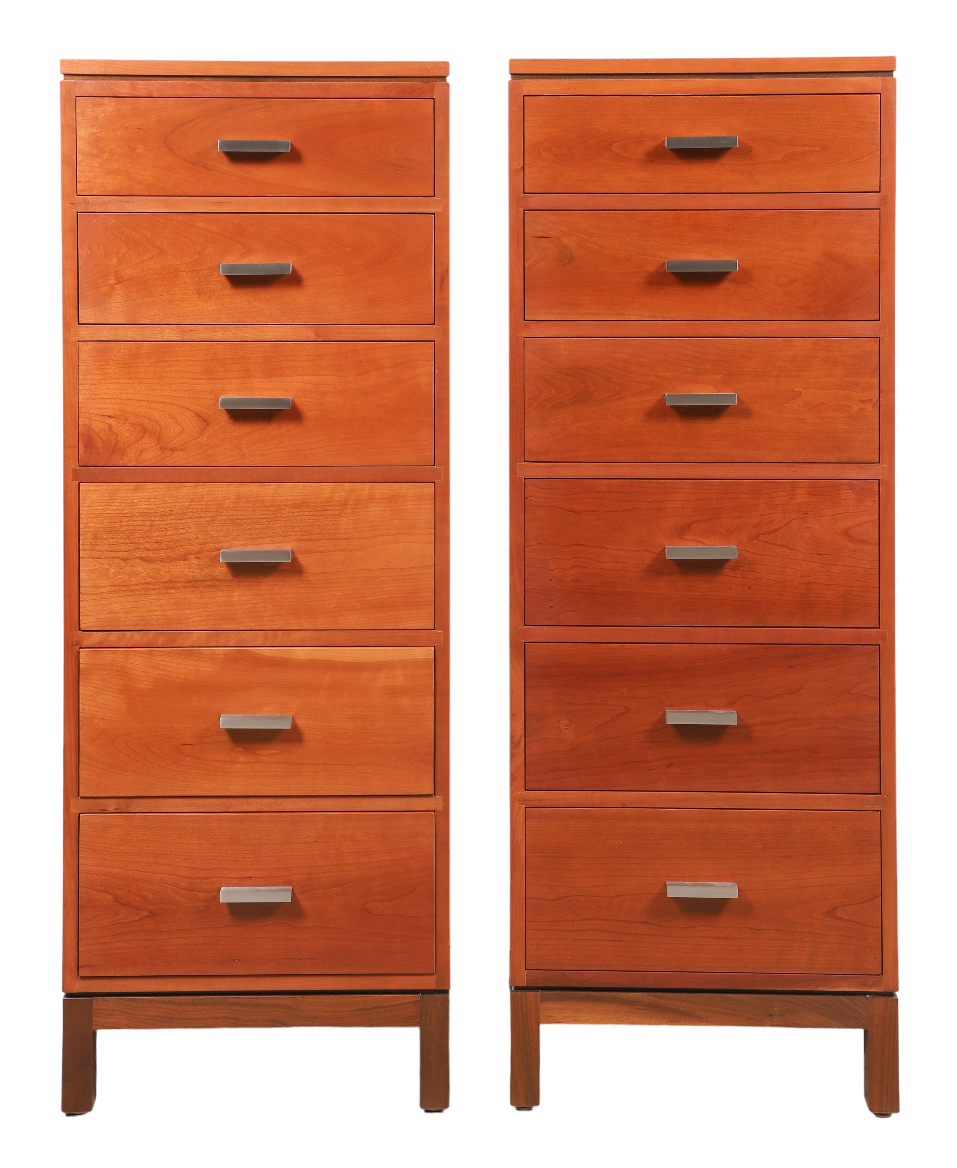 Pair Stickley lingerie chests, 6