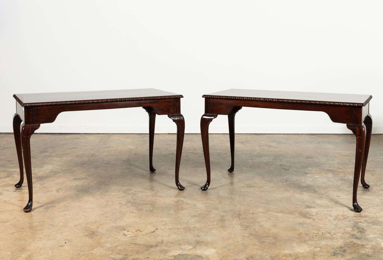 PAIR STICKLEY MAHOGANY QUEEN ANNE
