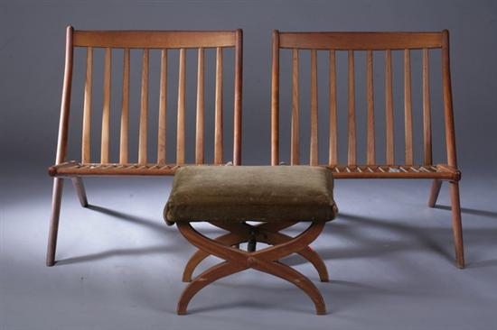 PAIR SWEDISH FOLKE OHLSSON WALNUT