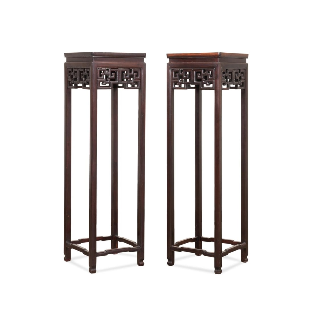 PAIR TALL CHINESE QING STYLE