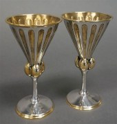 PAIR TANE MEXICO PARCEL GILT S