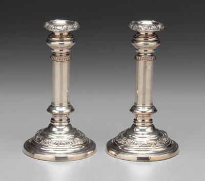 Pair telescoping candlesticks: