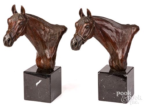 PAIR TERRI MALEC OSBORNE BRONZE