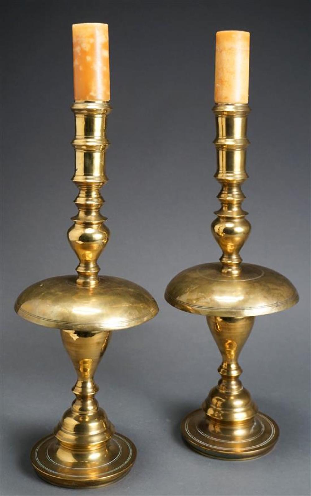 PAIR THAI BRASS TEMPLE