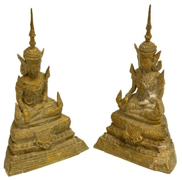 (PAIR) THAI GILT METAL