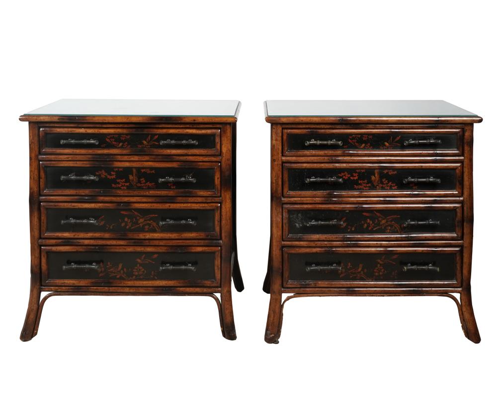 PAIR THEODORE ALEXANDER CHESTS OF