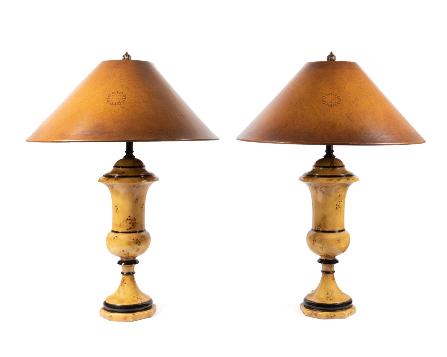 PAIR THEODORE ALEXANDER LAMPS