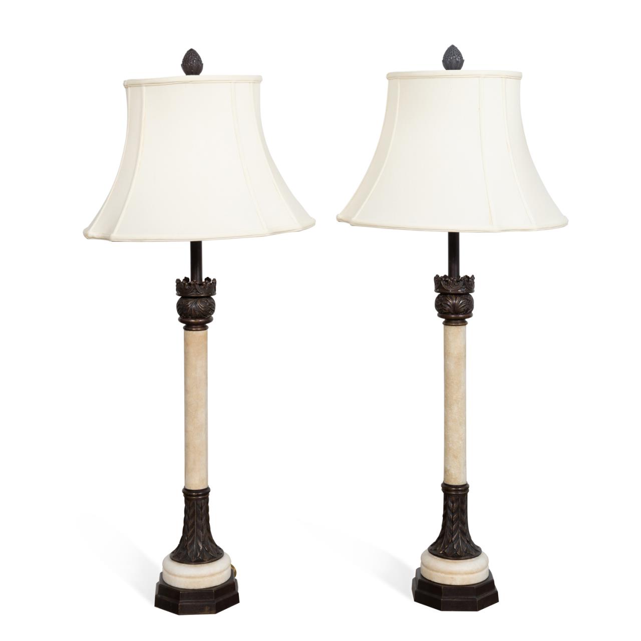PAIR THEODORE ALEXANDER MARBLE