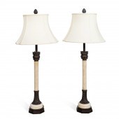 PAIR THEODORE ALEXANDER MARBLE