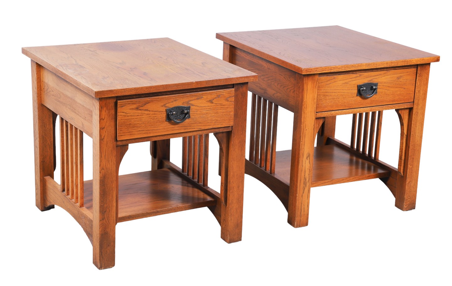 Pair Thomasville Impressions oak