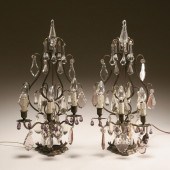 Pair tiered drop prism lyre ba